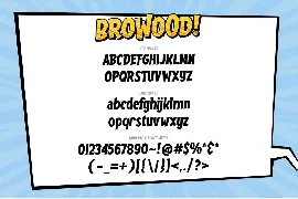 Browood Layered Comic Font