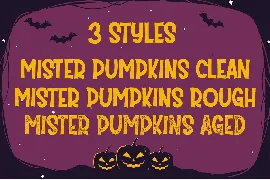 Mister Pumpkins font