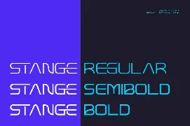 Stange Semi Bold - Logo Font