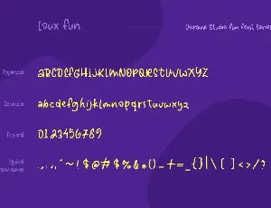 Loux Fun - Creative Fun Children Display Font