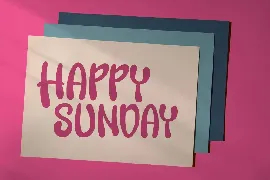 Juicy Sunday Quirky Handwritten Font