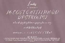 Loveless - Wedding Calligraphy Font