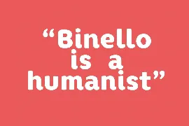 Binello Soft Humanist Sans Display Font