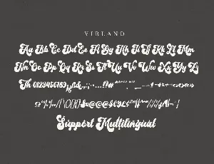 Virland - Bold Retro Script Font