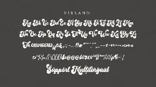 Virland - Bold Retro Script Font