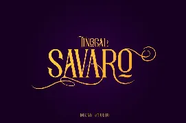 Savaro font