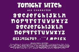 Tonight Witch font