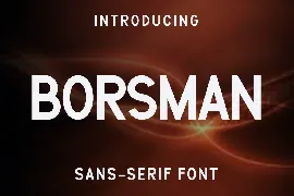 Borsman font