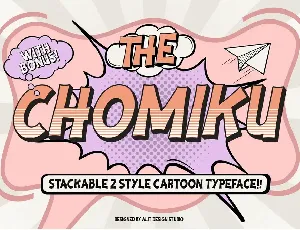 Chomiku Typeface font