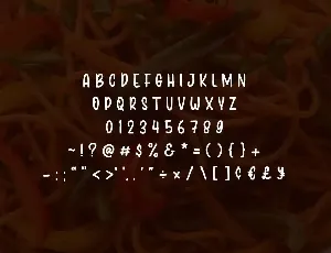 Bakmi Enak - Allcaps Sansserif Font