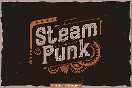 Steampunk font