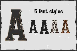 Steampunk font