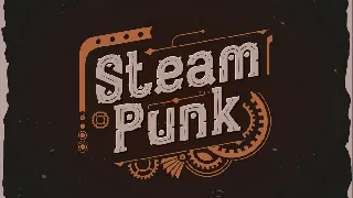 Steampunk font