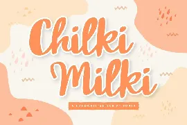 Chilki Milki - Modern Handwritten Script fonts