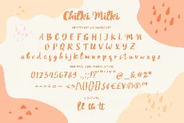 Chilki Milki - Modern Handwritten Script fonts