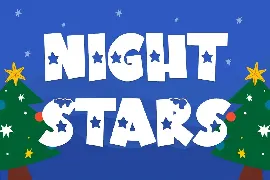 Snowy Stars font