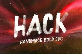 Hack Brush & SVG Font