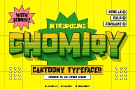 Chomiqy typeface font