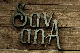 Savana - Display Font