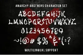 Anarchy Brothers font