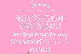 Fabulous font