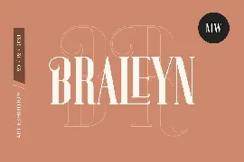 Zanie Brovia Display Serif Font