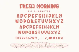 Fresh Morning font