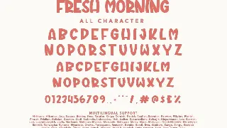 Fresh Morning font