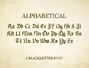 Books Vhasenti - Blackletter Font