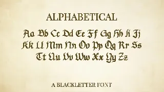 Books Vhasenti - Blackletter Font