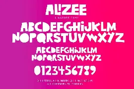 Alizee font