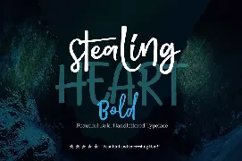 Stealing Heart Bold font