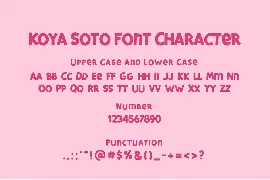 Koya Soto Playful Display Font