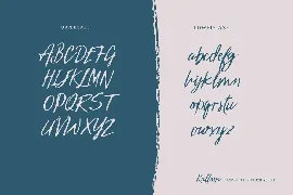 Kallona - Natural Brush Script font