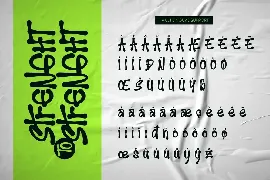 Strenght To Strenght - Hand Scratch Type font