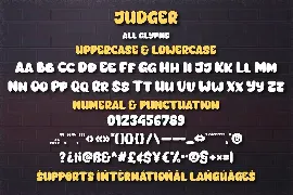 Judger font