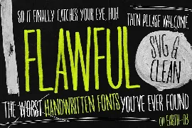 Flawful - Handwriting SVG Fonts