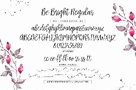 Be Bright Script font