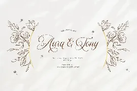 Dellanor Script - A Wedding Font