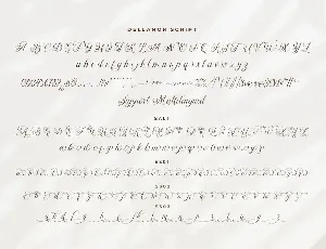 Dellanor Script - A Wedding Font