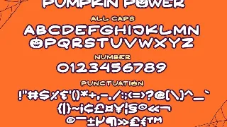 Pumpkin Power font