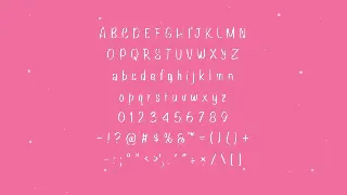 My Sister - Girly Handwritten Font