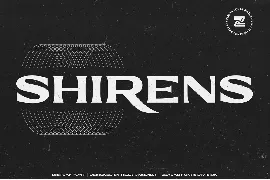 SHIRENS font