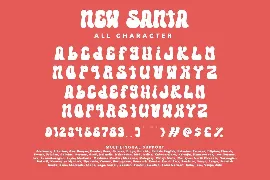 New Santa font