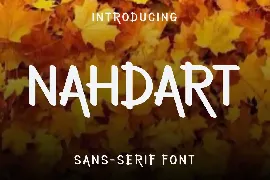 Nahdart font