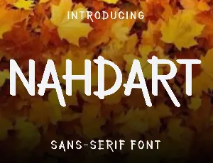 Nahdart font