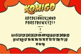 Komigo Comic Font