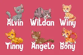 Sweety Cats - Funny Sans Serif font