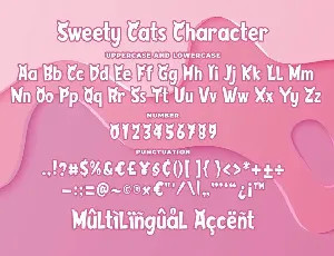 Sweety Cats - Funny Sans Serif font