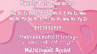 Sweety Cats - Funny Sans Serif font